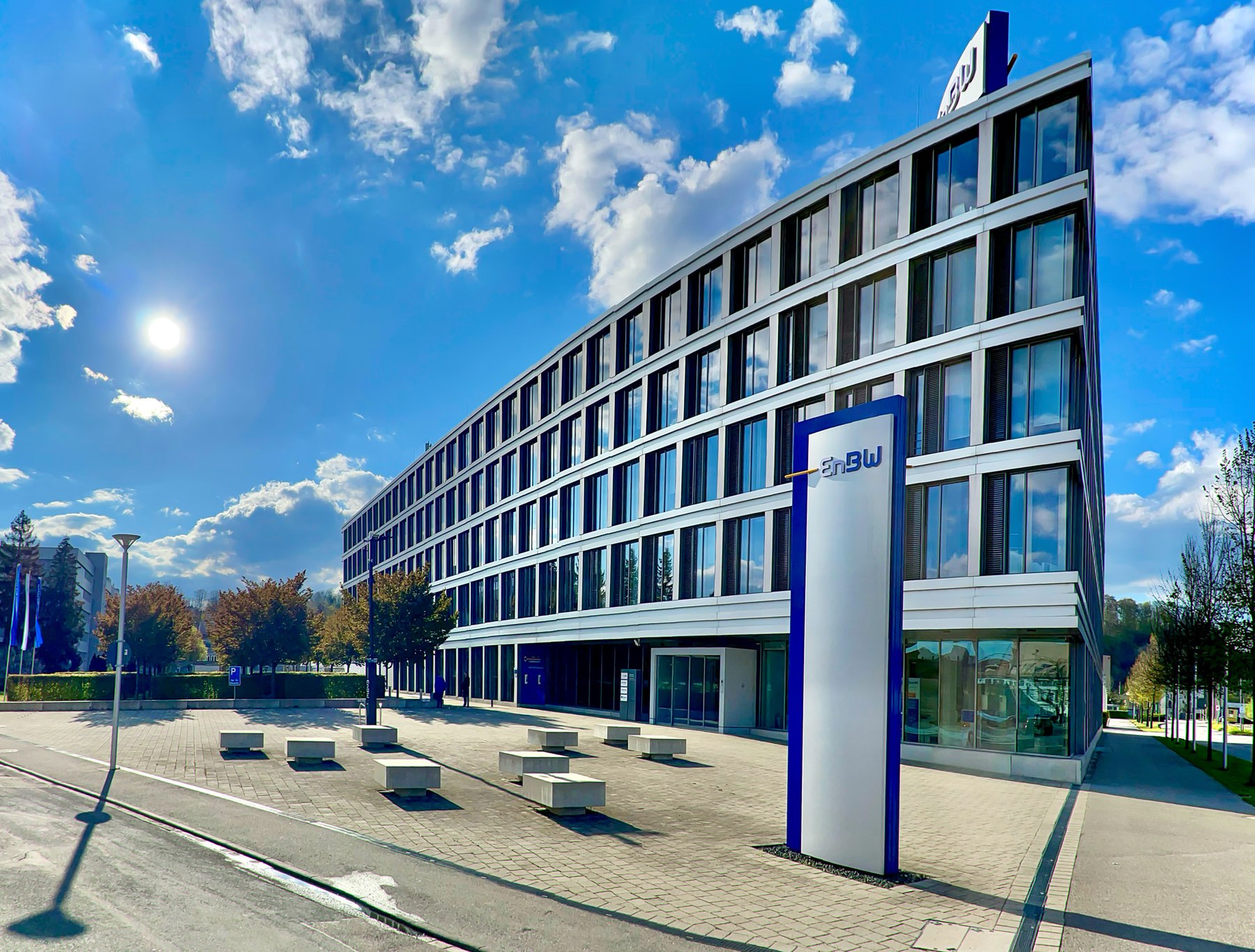 EnBW Biberach, Gebäudefassade